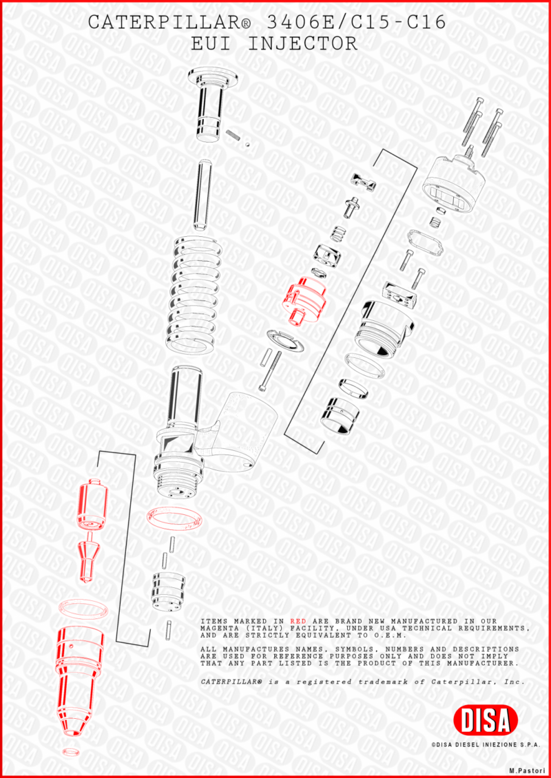 CAT_3406_C15_C16_EUI_INJECTOR